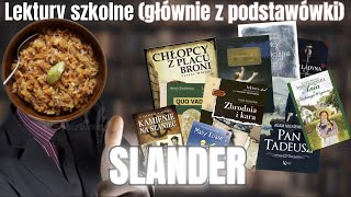 Lektury szkolne slander [upl. by Lekar]