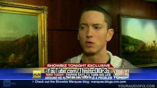 Eminem  Interview On Showbiz Tonight HDNEW2010 [upl. by Linkoski]