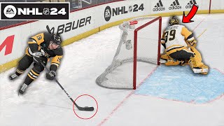 BEST GLITCH GOALS IN NHL 24 [upl. by Adihahs]