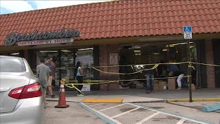 Driver backs into souvenir shop in Deerfield Beach [upl. by Borchert738]