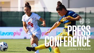 Press Conference  Peruzzo dopo ParmaOrobica  Serie B Femminile 202425 [upl. by Ihcego826]