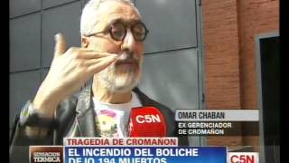 C5N  SOCIEDAD TRAGEDIA DE CROMAÑON HABLA OMAR CHABAN [upl. by Eyllib]