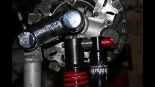 EXCHANGE vespa shock absorber BITUBO RACING  FMPguides [upl. by Enelime753]