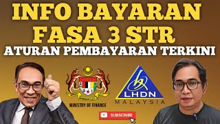 INFO STR ATURAN BAYARAN TERKINI FASA 3 STR 2024 [upl. by Sabrina281]