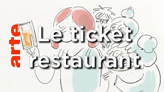 Le ticket restaurant  Karambolage  ARTE [upl. by Eilis]