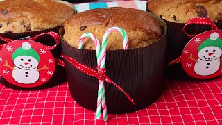 PANETTONE With Chocolate Recipe Every one needtoknow how to make this Christmas CAKE and dessert [upl. by Aniluap]