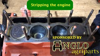 Ferguson TED20  Stripping the Engine  with Anglo Agriparts [upl. by Idak31]