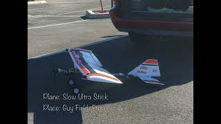 Relaxing day flying the Slow Ultra Stick at Guy Field Fresno CA [upl. by Sunny]