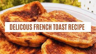 an easy french toast recipe with vanilla and cinnamon [upl. by Pence]