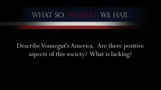 Vonnegut Describe Vonneguts America [upl. by Maighdlin]