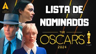 LISTA DE NOMINADOS A LOS OSCARS 2024 y ¿DÓNDE VER CADA PELÍCULA GUÍA COMPLETA [upl. by Sancha690]