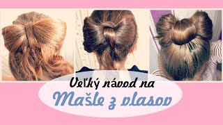 Veľký návod na mašle z vlasov  Hair bow tutorial [upl. by Laved]