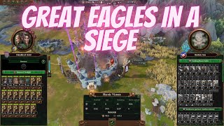 Great Eagle Doomstack In A Siege Warhammer III [upl. by Radford]