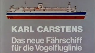 BundesbahnFilmstelle Fährschiff Karl Carstens [upl. by Yrac396]