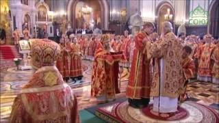 Grand Orthodox Divine Liturgy  The Feast of Slavic Apostles Moscow [upl. by Lexis55]