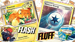 Pawmot Deck 🐿️🗲 Easy Charge amp Fire W Electric Generator Raihan amp Treasure Energy PTCGL SVI [upl. by Fergus]