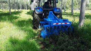 Covercrop forestier MénardDarriet LFP en entretien de plantation de peupliers [upl. by Baler]