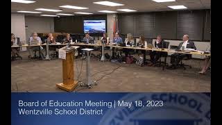 Board of Education Meeting  May 18 2023 [upl. by Kcirnek]