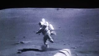 Astronauts falling on the Moon NASA Apollo Mission Landed on the Lunar Surface [upl. by Hplodnar]