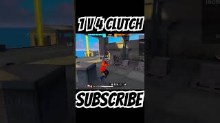 1 v 4 clutch 😈 freefire battleroyalegame [upl. by Pam994]