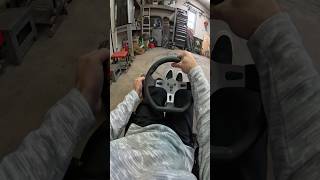 Drifting Go Kart Inside Garage [upl. by Dunaville]