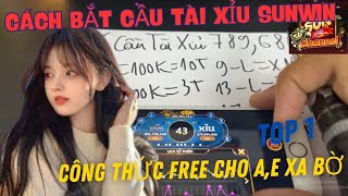 Cách Đánh Tài Xỉu Sunwin  Hướng Dẫn Chốt Lãi Tài Xỉu Sunwin Cách Bắt Cầu Tài Xỉu Sunwin Có 102 [upl. by Ahsieni904]