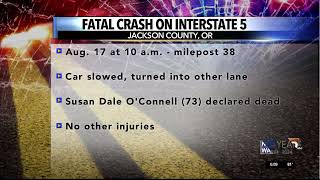 One dead after threecar crash in Jackson County [upl. by Ahsiekyt]