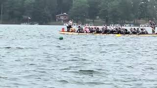 Flying Beers at the 2024 Minocqua Dragon Boat festival in the 2K race [upl. by Yadrahs]