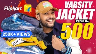 6 Best VARSITY JACKET HAUL UNDER 50010001500🔥 BOMBER Winter JACKET for Men 2024  ONE CHANCE [upl. by Crain]