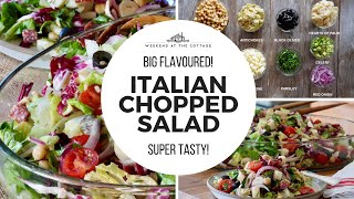 The best ITALIAN CHOPPED SALAD recipe ever [upl. by Schram]