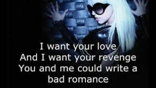 LADY GAGA  BAD ROMANCE CHIPMUNK VERSION WITH LYRICS HQ [upl. by Eseilanna361]