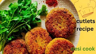 chicken cutlets recipe by desicooktrending food [upl. by Nylac]