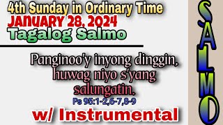 JANUARY 28 2024 TAGALOG SALMO  PANGINOOY INYONG DINGGIN HUWAG NYO SYANG SALUNGATIN [upl. by Rolecnahc]