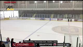 ChathamKent Cyclones 2012 vs Brantford 99ers [upl. by Attesor]