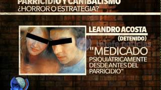 Parricidio y canibalismo ¿Horror o estrategia  Telefe Noticias [upl. by Devy]