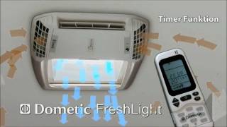 Dometic FreshLight Sky Light and Air Conditioner Unit [upl. by Fachini914]