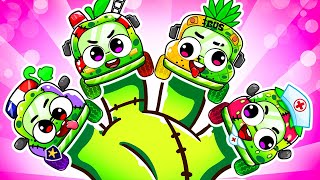 Zombie Is Coming Song 😱 Zombie Cars Finger Family 😱  English Kids Songs by YUM YUM [upl. by Hamfurd]