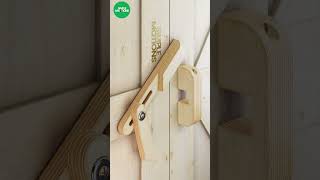 Clever Wooden Door Lock [upl. by Mcdougall]