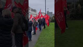 2024 Welsh Labour Conference at Venue Cymru Farmers protesting at proposed inheritance tax [upl. by Ameer221]