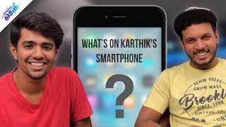 Whats on Karthik Suryas Smartphone  Malayalam Tech Video [upl. by Arytas]