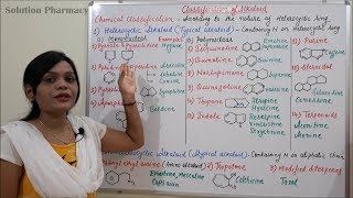 Class 49  Alkaloid Part 05  Types of Alkaloids  Classification of Alkaloids Parts 03 [upl. by Deery]