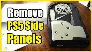 How to Remove PS5 Side Plates amp Panels Best Tutorial [upl. by Yrret520]