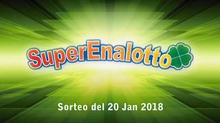 SuperEnalotto de Italia resultado del 20 de enero del 2018 [upl. by Harms]