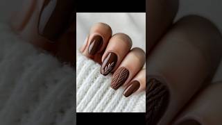 Idées ongles automne 🍁automne youtubeshorts nails [upl. by Kilbride]