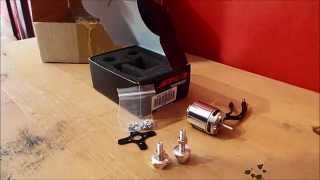 Turnigy Aerodrive SK3  28361040kv Brushless Outrunner Motor Unboxing review [upl. by Currie]