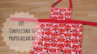 DIY  Confecciona tu propio Delantal [upl. by Pontus]