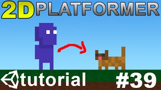 39 Making a 2D Platformer in Unity C  Evolution Animator Layers [upl. by Esilahc]