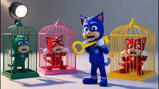 PJ Masks  Beach Fight  Who Is The Favored One  Owlette X Luna  Catboys Life Story [upl. by Allyson]