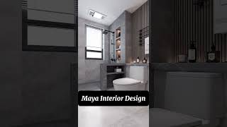 Experience the Transformation Bathroom Interior Design Timelapse Animation [upl. by Healey]