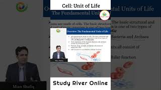 Cell Biology  Biology  General Science  Study River  Mian Shafiq [upl. by Danna]